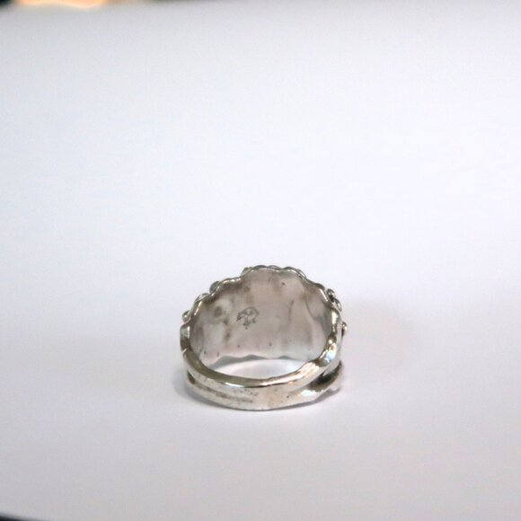 Vintage America Bald Eagle Wings Silver Tone Men's Ring Large Size 10.75 - Picture 11 of 12